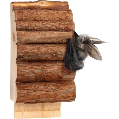 Wooden Bat House | Natural Shelter and Nest | BirdGard Iberia