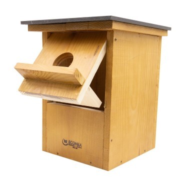 Caja Nido para Cernícalo Vulgar en Madera Maciza | BirdGard Iberia