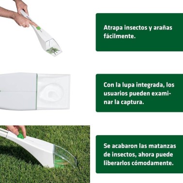 Atrapainsectos - Con mango telescópico y lupa - BirdGard Iberia