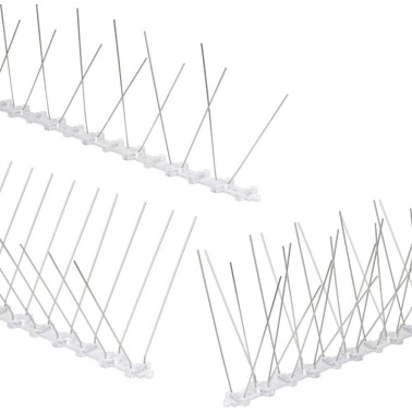 Pinchos para Palomas - Flexibles - Se adaptan a todas las superficies.
