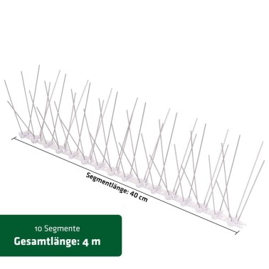 Pinchos para Palomas - Flexibles - Se adaptan a todas las superficies.