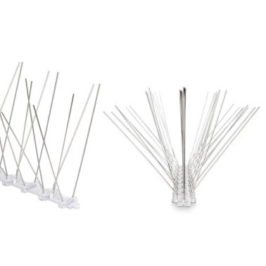 Pinchos para Palomas - Flexibles - Se adaptan a todas las superficies.